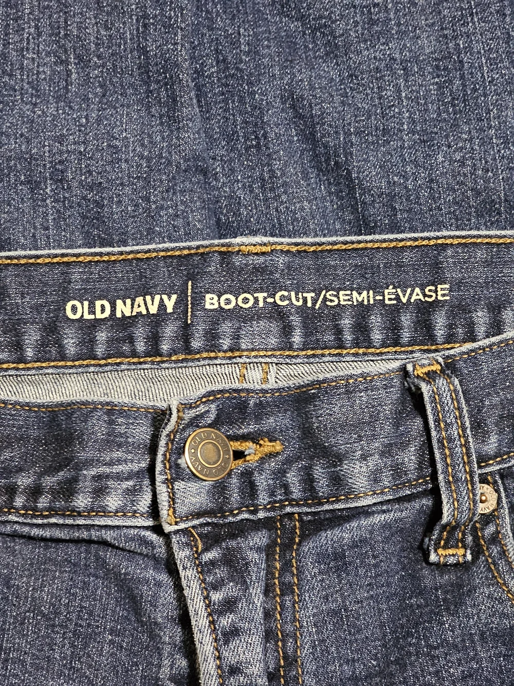 Old Navy Dark Blue Bootcut Jeans